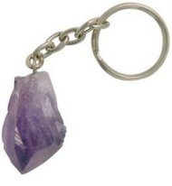 Amethyst Point Key Ring