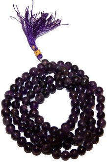 Amethyst Mala Beads