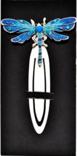 Blue Dragonfly Bookmark 