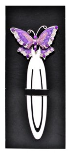 Pink and Purple Butterfly Bookmark 