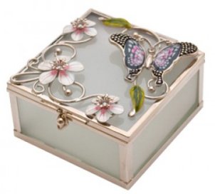 Butterfly and Flower Box