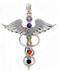 Caduceus Chakra pendant1