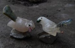 Crystal Love Bird Pair 18