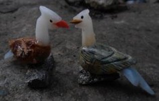 Crystal Love Bird Pair 30