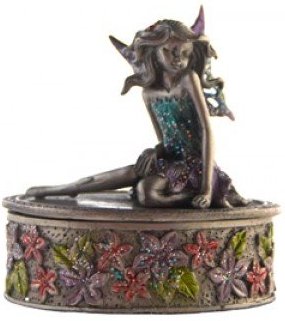 Pewter Fairy boxA