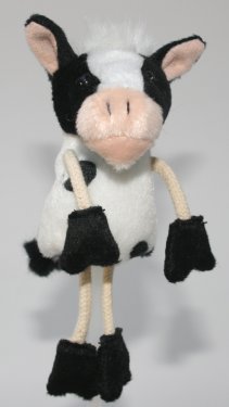 Farm Animal  Cow Finger Puppet