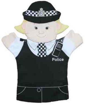The Policewoman hand Puppet