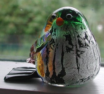 Green Glass Bird 
