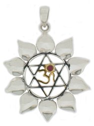 Lotus Om Star Pendant