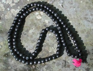 Ebony wood Mala Beads