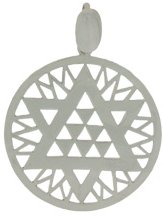 Merkaba Sterling Silver Pendant