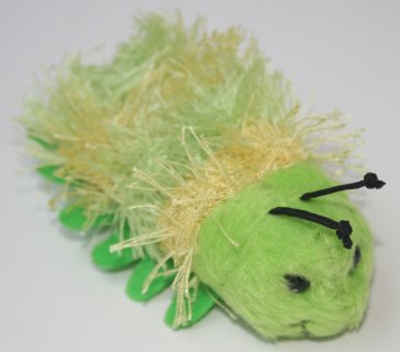 Minibeast Green Caterpillar Finger Puppet