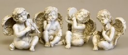 Set of 4 Musical Cherubs 