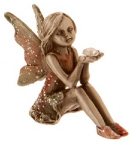 Pewter jewel fairy 