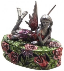 Pewter Fairy Rose Box1