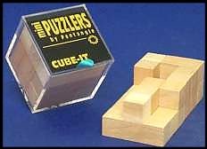 Mini Wooden Puzzler Cube-it