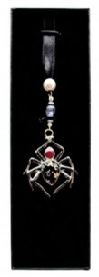 Black Spider Bookmark 