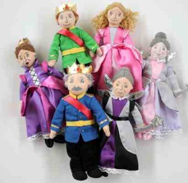 Sleeping Beauty Finger Puppet Set